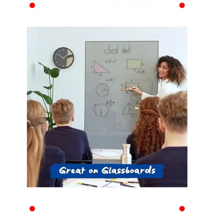 Cam Kalemi Seti, 6lı, Karışık Renkler, Yuvarlak Uç