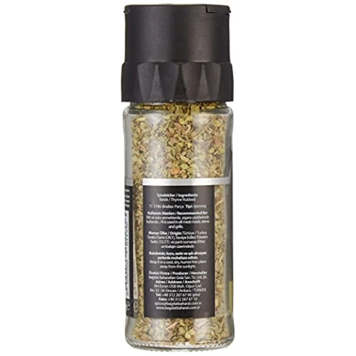 Cam Tuzluklu Kekik, 13 Gr, Mutfak İçin