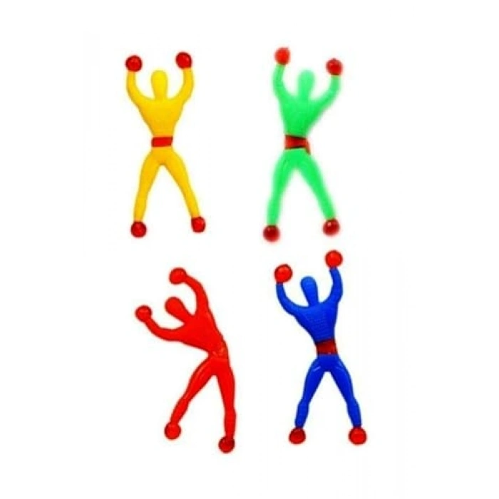 Cama Yapışan Örümcek Adam Seti, 4lü Eğlenceli Oyun Seti