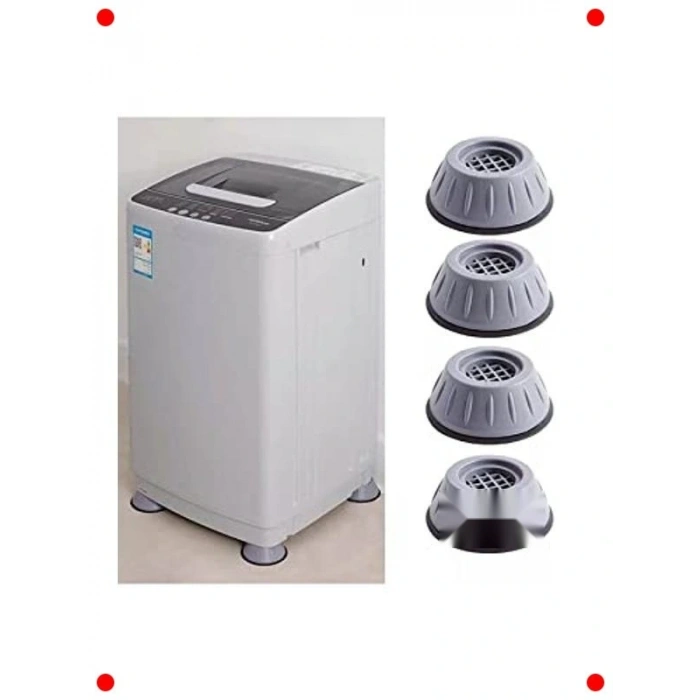 Çamaşır Makinesi Titreşim Önleyici Ayak Pedleri (4lü)