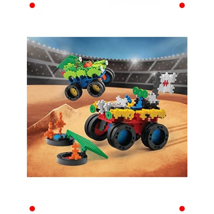 Canavar Kamyon Temalı Yapı ve İnşa Seti - 600 Parça