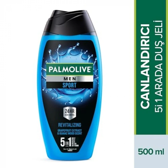Canlandırıcı Erkek Duş Jeli, 500 ml, 5in 1 Arada