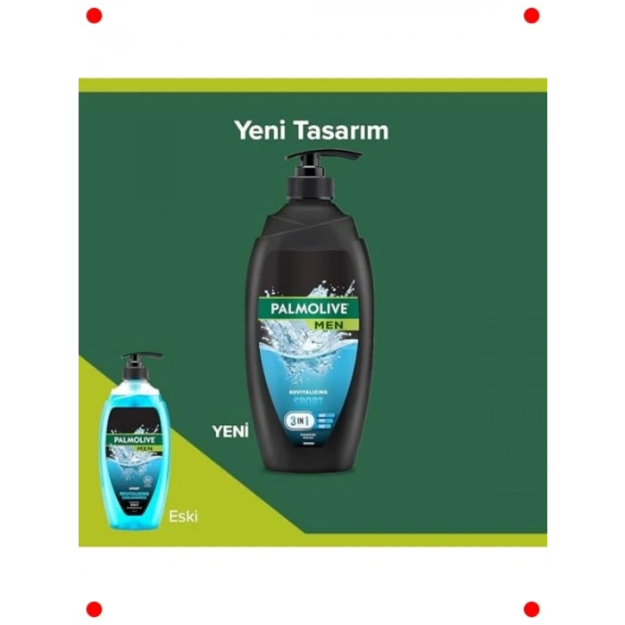 Canlandırıcı Spor Duş Jeli 3ü 1 Arada 750 ml