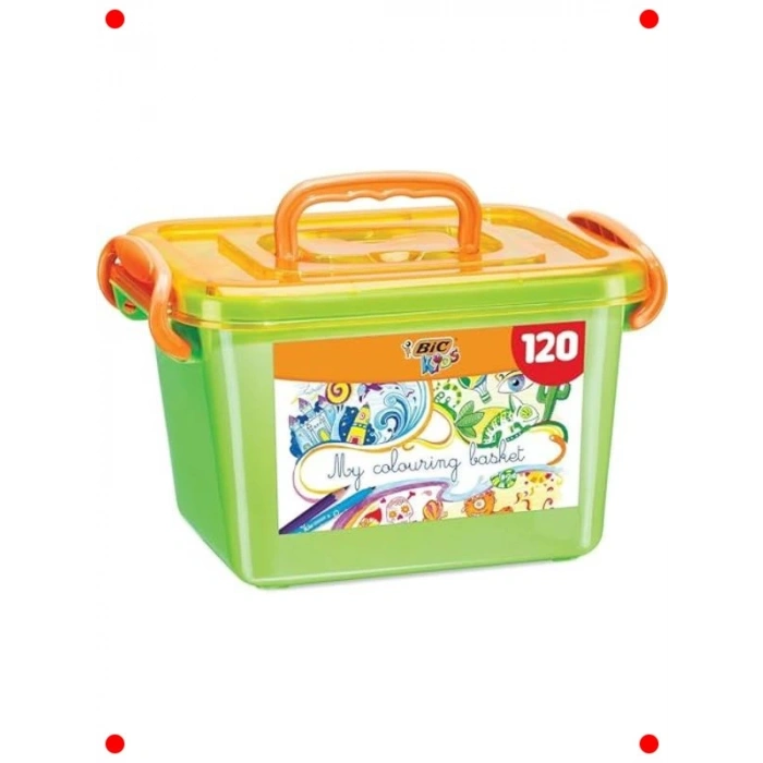 Canlı Renkler Çocuk Boyama Seti (120 Parça)