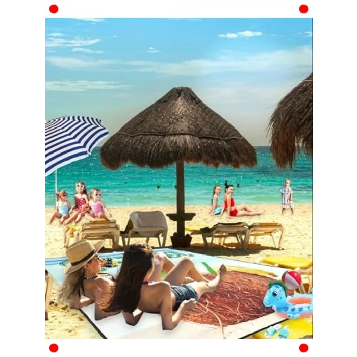 Çantalı Hafif Su Geçirmez Plaj & Kamp Matı