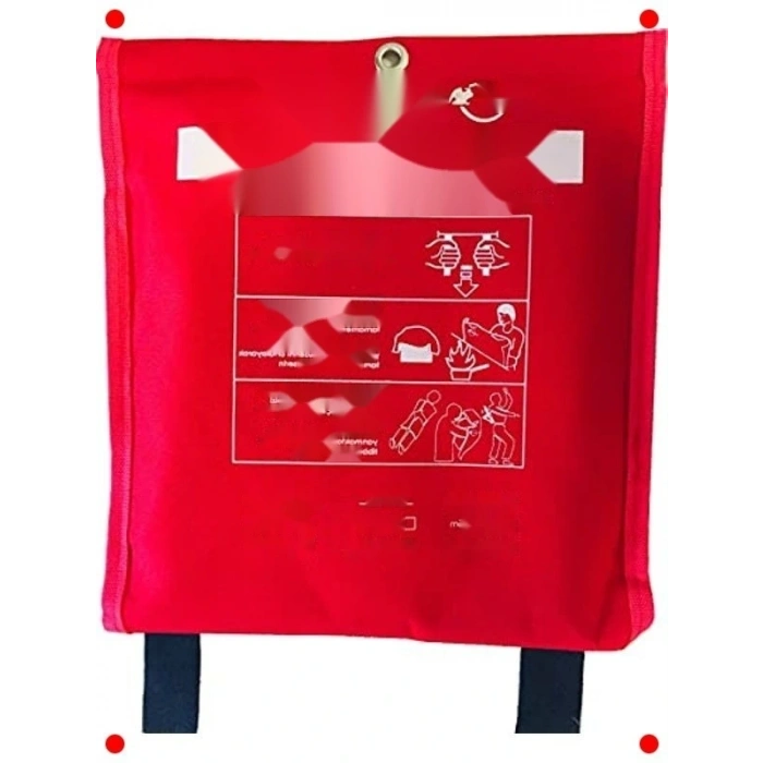 Çantalı Yangın Söndürme Battaniyesi 100x100cm