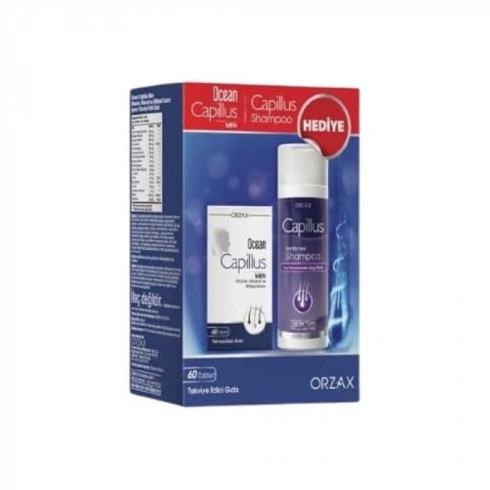 Capillus Men 60 Tablet + Capillus Şampuan 200 ml Hediyeli