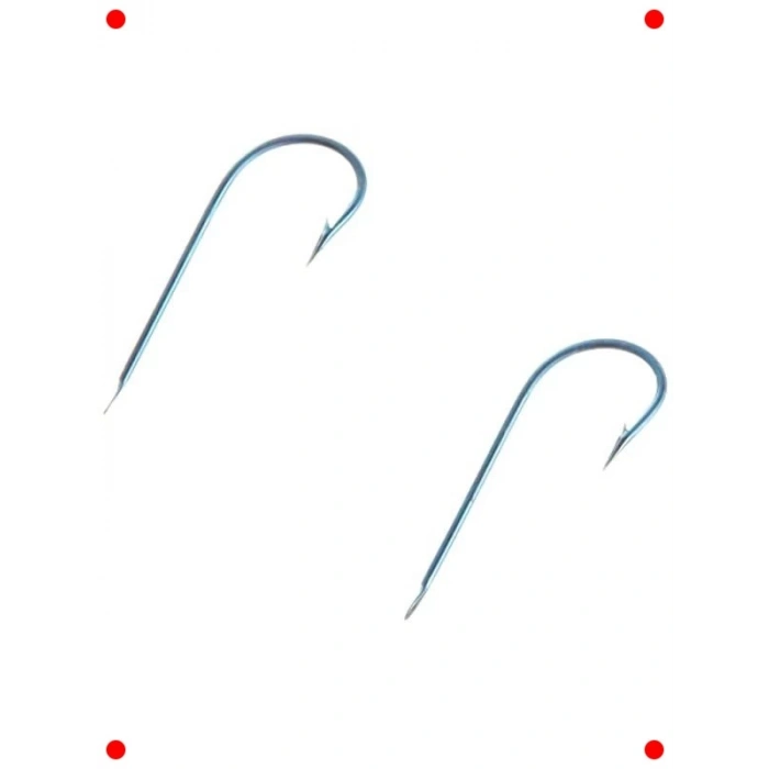 Çapraz Yapılı Olta İğnesi, Keskin Uçlu, 100 Adet, Siyah