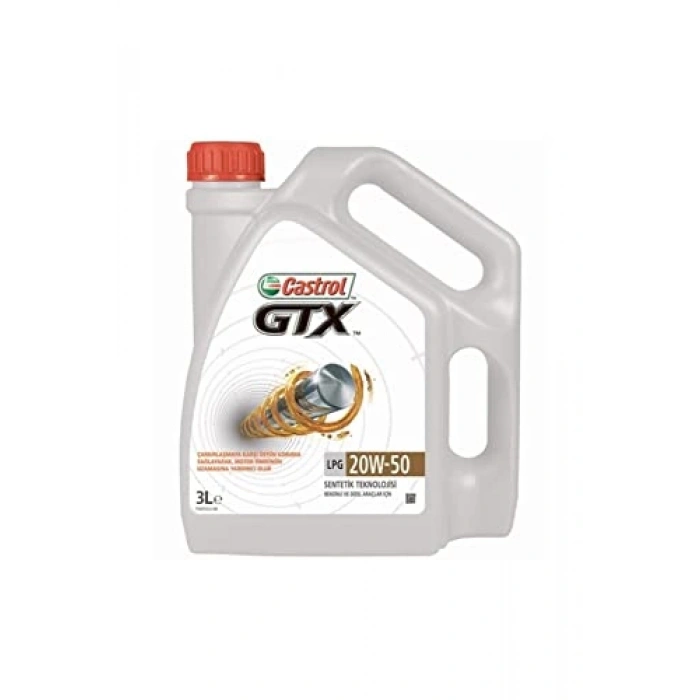 Castrol Gtx Lpg 20w-50 3 Lt Lpgli Araç Motor Yağı