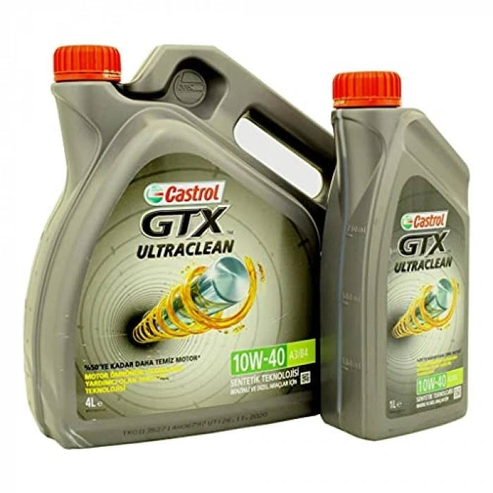 Castrol GTX Ultraclean 10W/40 - 1 Litrelik Motor Yağı