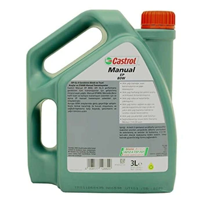 Castrol Manual EP 80W 3 Lt Şanzıman Yağı