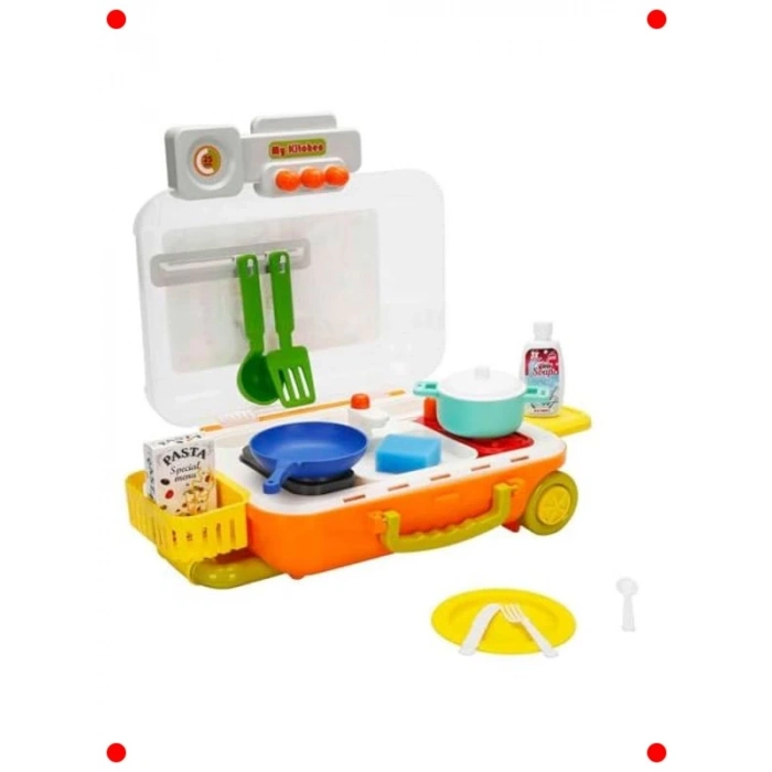 Çekçekli Bavul Mutfak Seti (24 Parça)