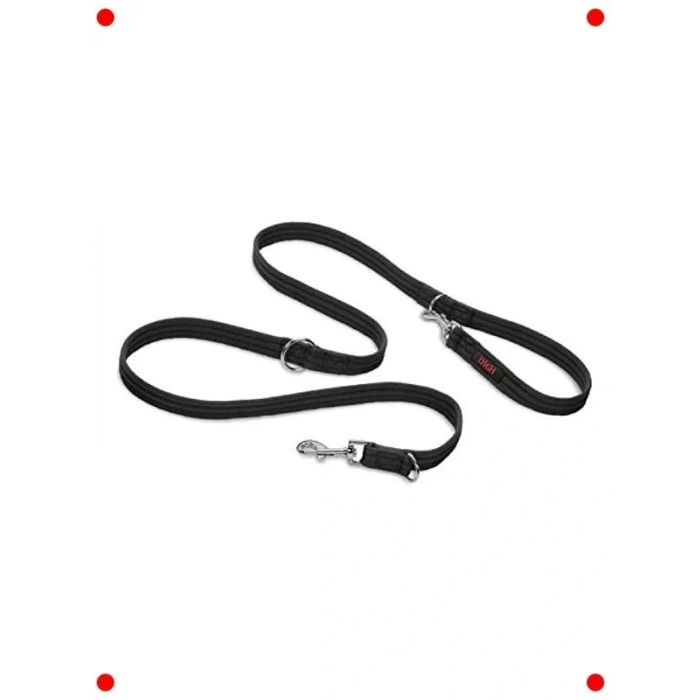 Çekme Önleyici Çift Uçlu Köpek Eğitim Tasması Siyah 2M