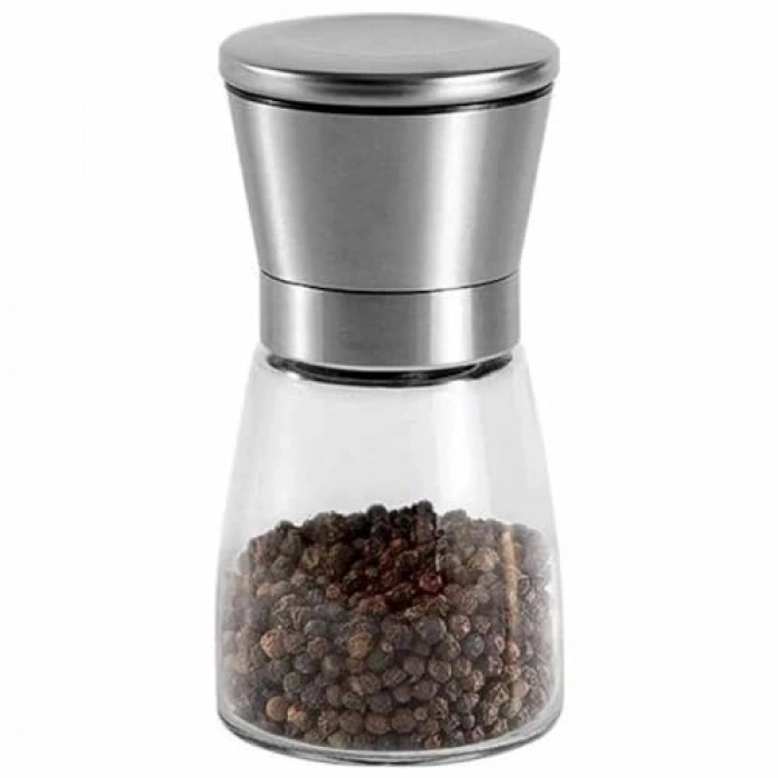 Çelik Kapaklı Tuz & Biber Değirmeni, 13 cm