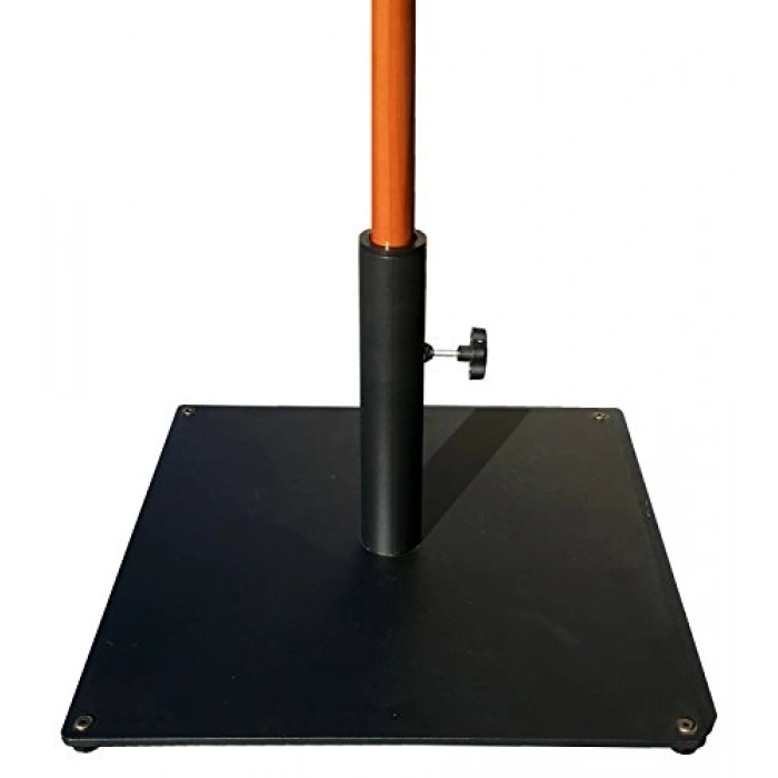 Çelik Levha Şemsiye Tabanı, 16,3 cm, Siyah