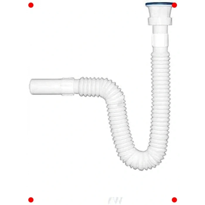 Çelik Süzgeçli Lavabo Gider Hortumu - 150 cm