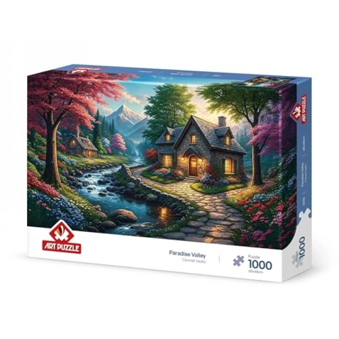 Cennet Vadisi Temalı 1000 Parça Puzzle