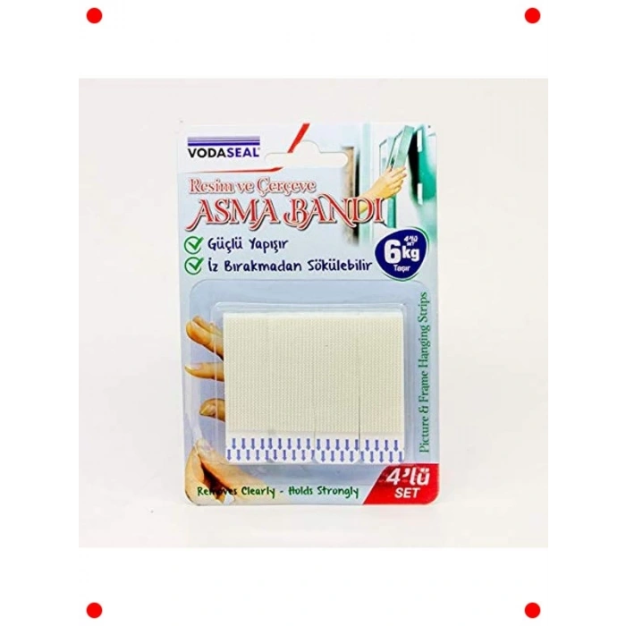 Çerçeve ve Dekor İçin 4lü Cırt Bant Seti