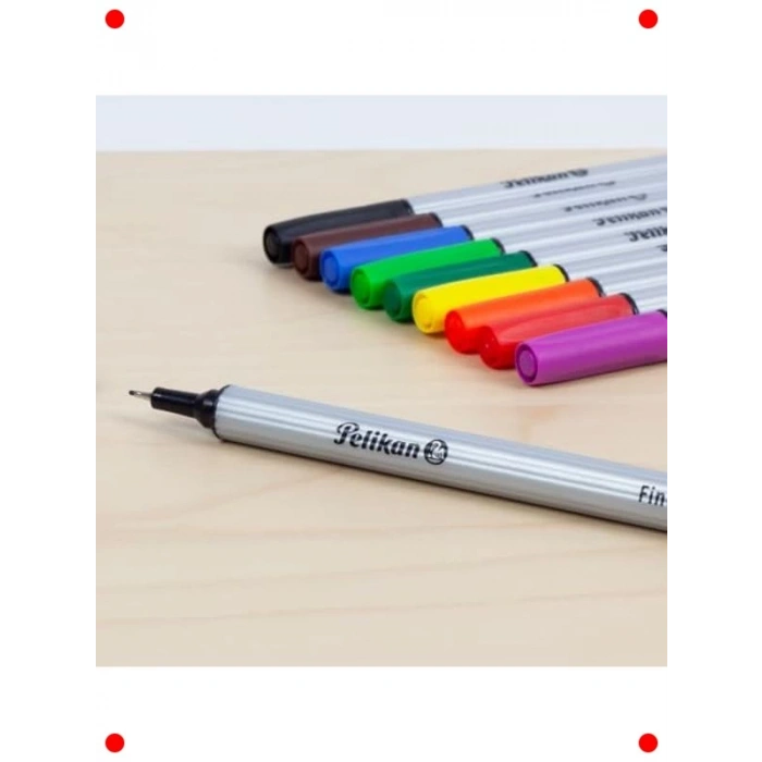 Çeşitli Renkli Fineliner Kalem Seti 10lu