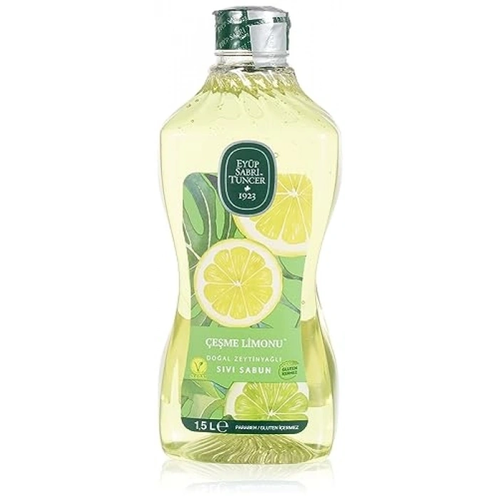 Çeşme Limonu Aromalı Doğal Sıvı Sabun 1500 ml