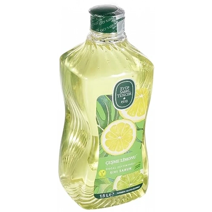 Çeşme Limonu Aromalı Doğal Sıvı Sabun 1500 ml