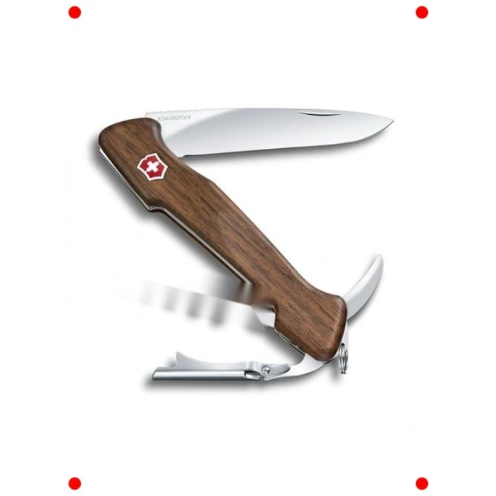 Ceviz Ağacı Saplı Çok Fonksiyonlu Şarap Çakısı