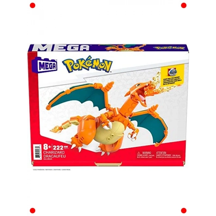 Charizard Yapım Parçası Figürü - 6 Yaş ve Üzeri