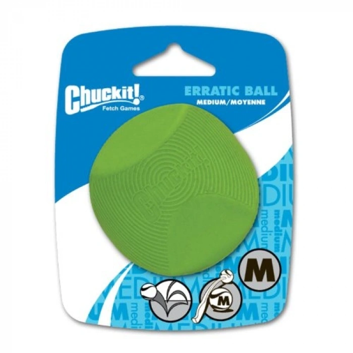 Chuckit! CH201101 Erratic Ball Medium tekli paket