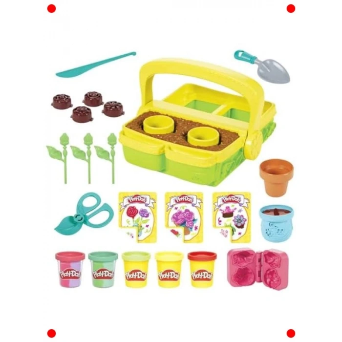 Çiçek Açan Oyun Hamuru Seti