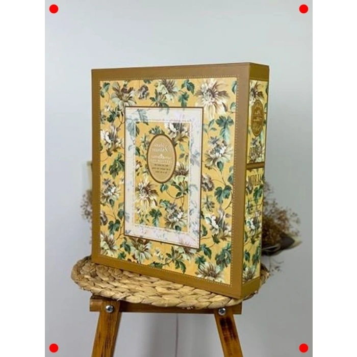 Çiçek Desenli Fotoğraf Albümü 10x15cm – 500 Fotoğraf