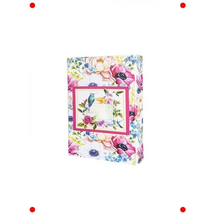 Çiçek Desenli Lüks Fotoğraf Albümü (200 Adet 10x15 cm)