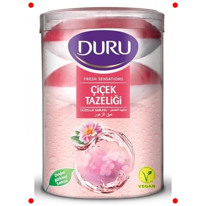 Çiçek Tazeliği Sabun - 4 x 100 Gram