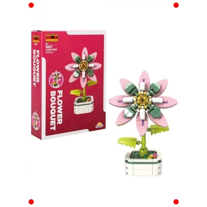 Çiçek ve Orman Temalı Yapım Seti (172 Parça)