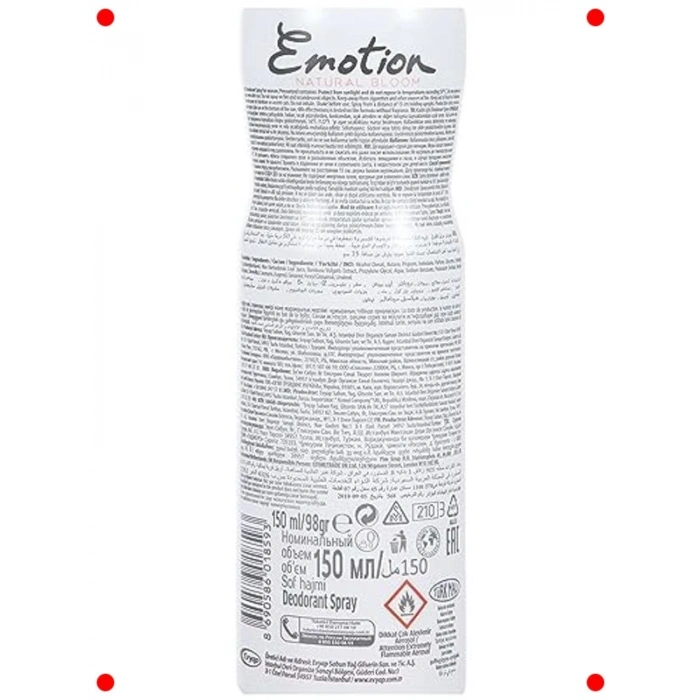 Çiçeksi Notalı Ferahlatıcı Deodorant Sprey 150 ml