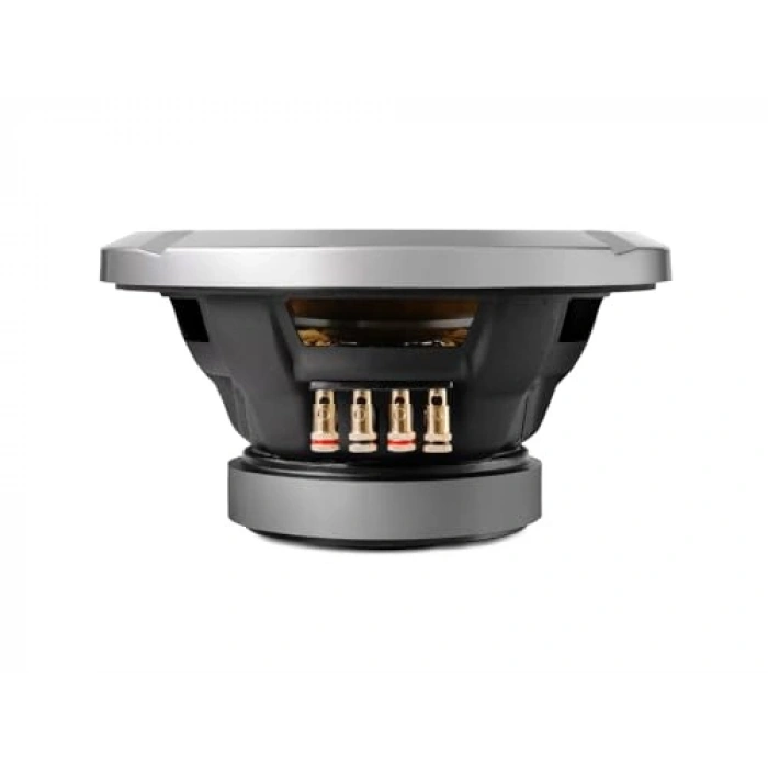 Çift 4-Ohm ses bobinli 20 cm subwoofer, güçlü bas performansı sunar