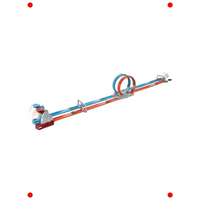 Çift Atlayışlı Yarış Pisti Seti - Hızlı Aksiyon