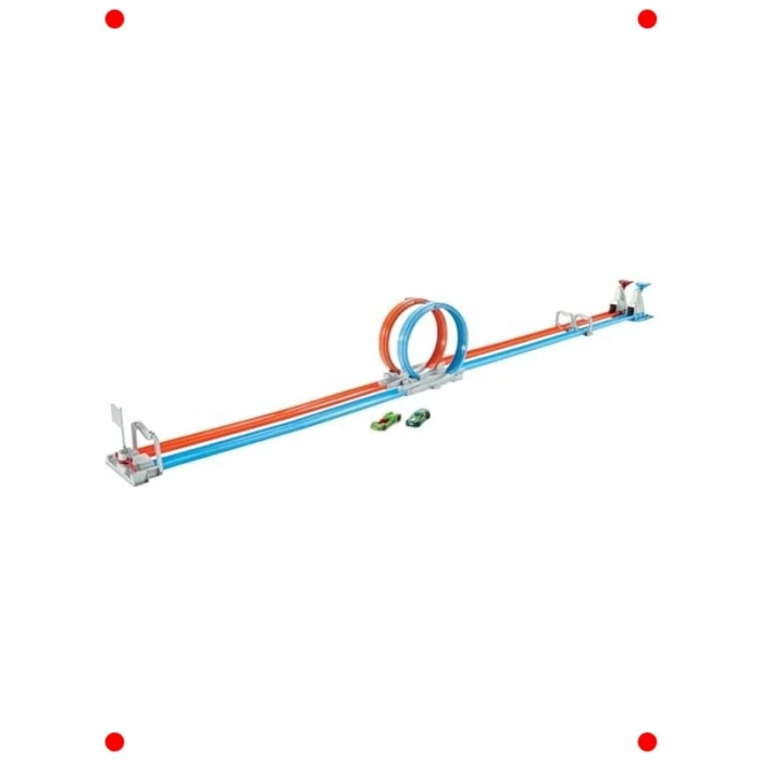 Çift Atlayışlı Yarış Pisti Seti - Hızlı Aksiyon