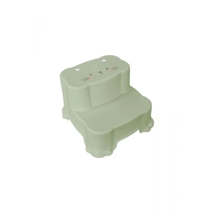 Çift Basamaklı Kaydırmaz Çocuk Taburesi, Yükseltici, Yeşil