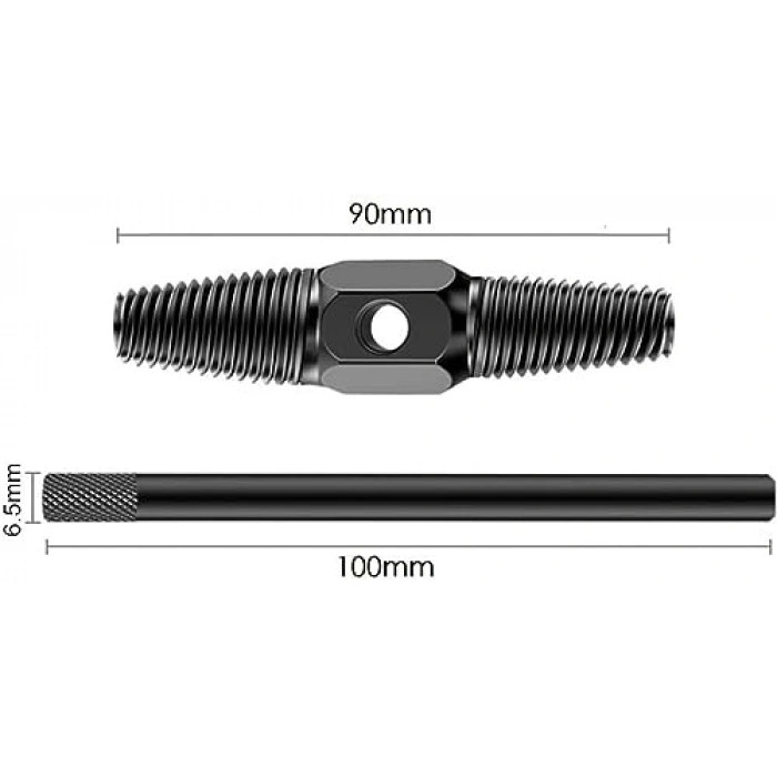 Çift Başlı Boru Vida Çıkarıcı, Hasarlı Vidalar için Kullanım