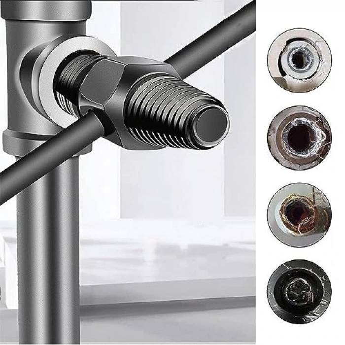 Çift Başlı Boru Vida Çıkarıcı, Hasarlı Vidalar için Kullanım