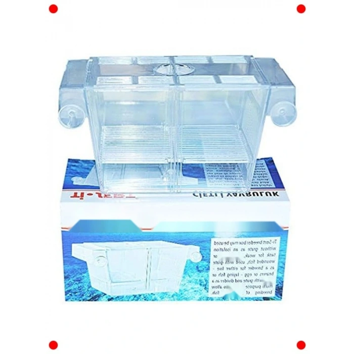 Çift Bölmeli Balık Yavruluğu Akvaryum Ayırıcı