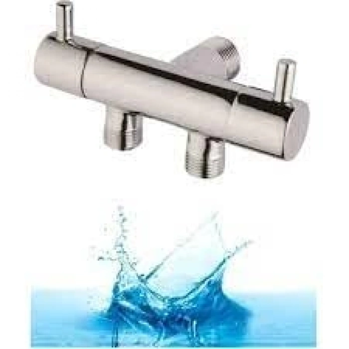 Çift Çıkışlı Musluk, 1/2-1/2 Çıkışlı Uyumlu Aksesuar