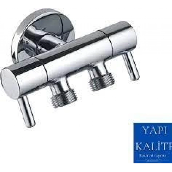 Çift Çıkışlı Musluk, 1/2-1/2 Çıkışlı Uyumlu Aksesuar