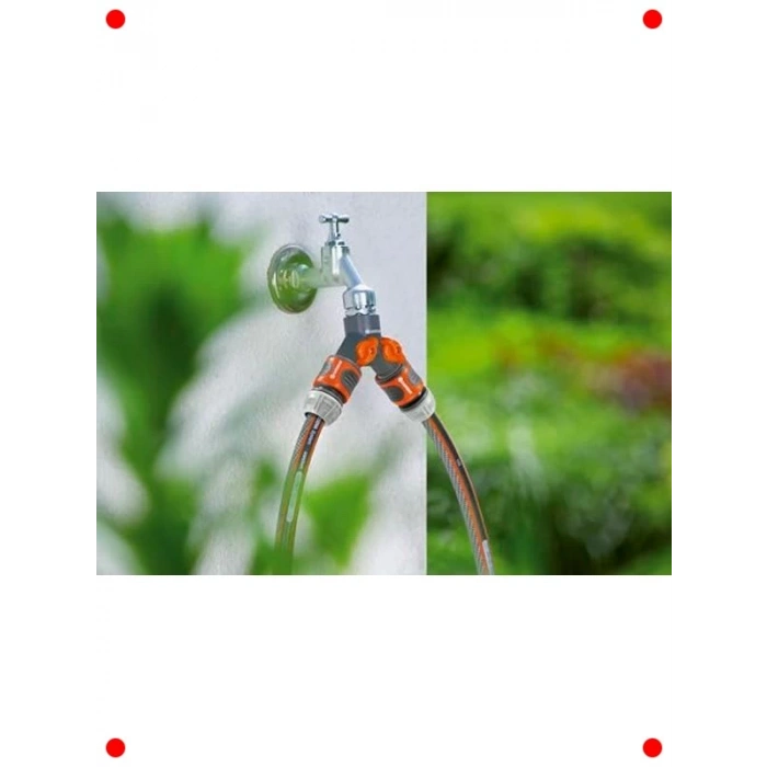 Çift Çıkışlı Musluk Adaptörü