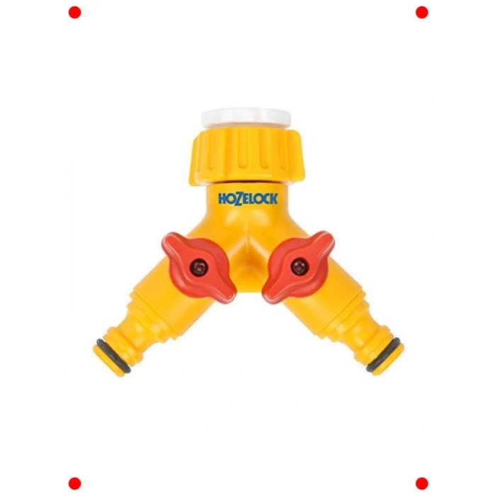 Çift Çıkışlı Vanalı Musluk Adaptörü