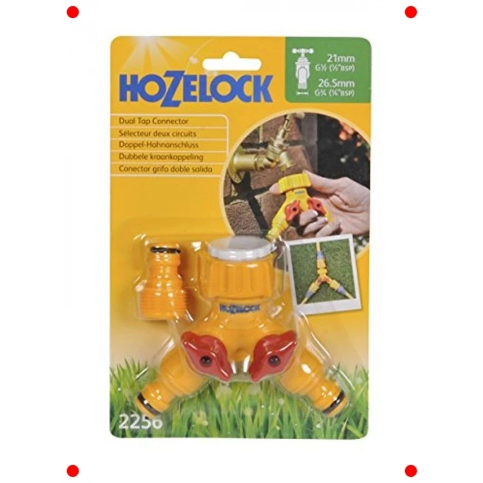 Çift Çıkışlı Vanalı Musluk Adaptörü