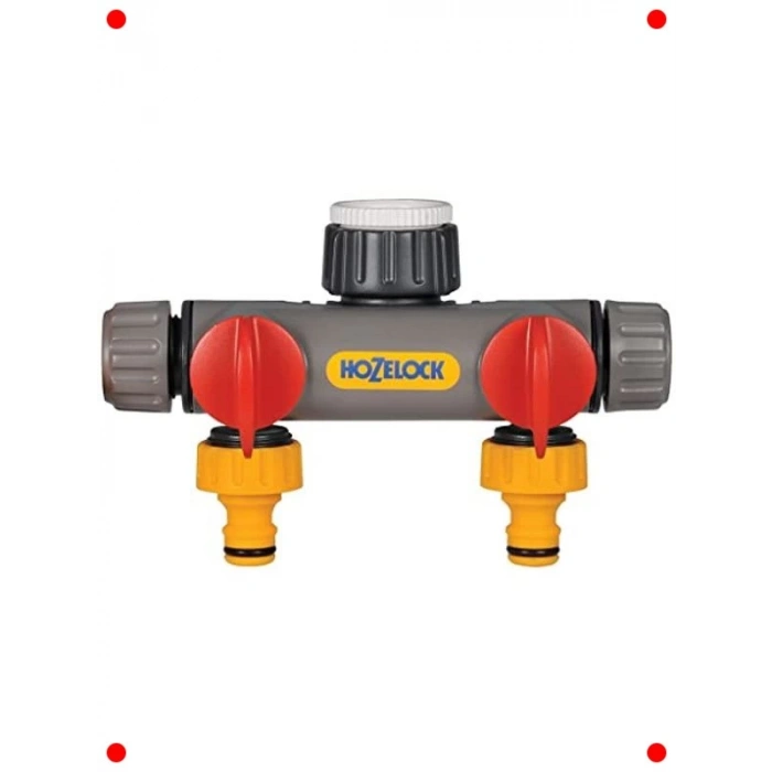 Çift Çıkışlı Vanalı Musluk Bağlantı Aparatı