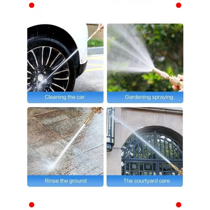 Çift Fonksiyonlu Ayarlı Hortum Sulama Başlığı