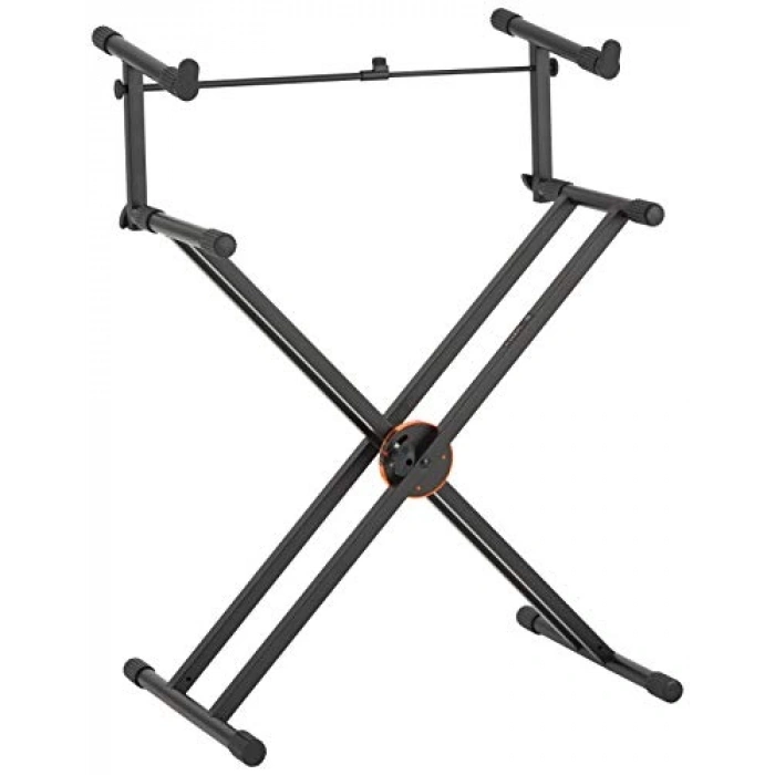 Çift Katlı Profesyonel Klavye Standı, Ayarlanabilir Yükseklik