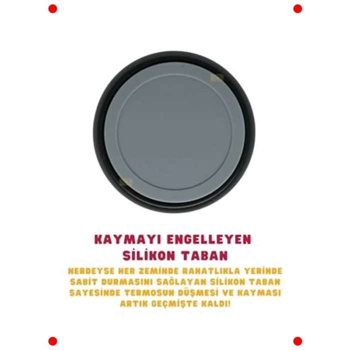 Çift Katmanlı Çelik Termos - 550ml Sıcak/Soğuk Tutma